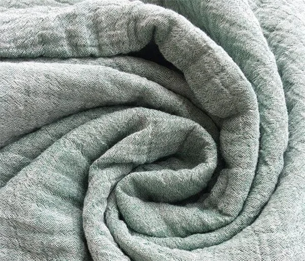 Grey Dyed Crepe Fabric