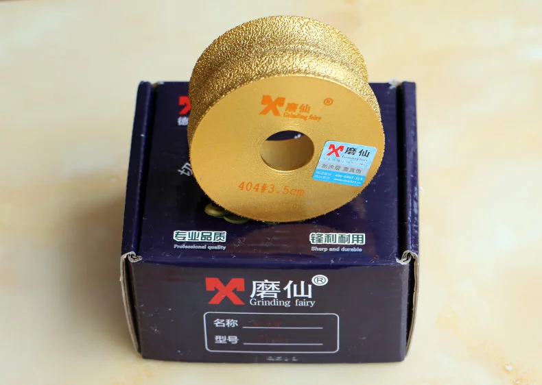 Brazing, diamond, angle grinder, Continental 407 edge knife ceramic