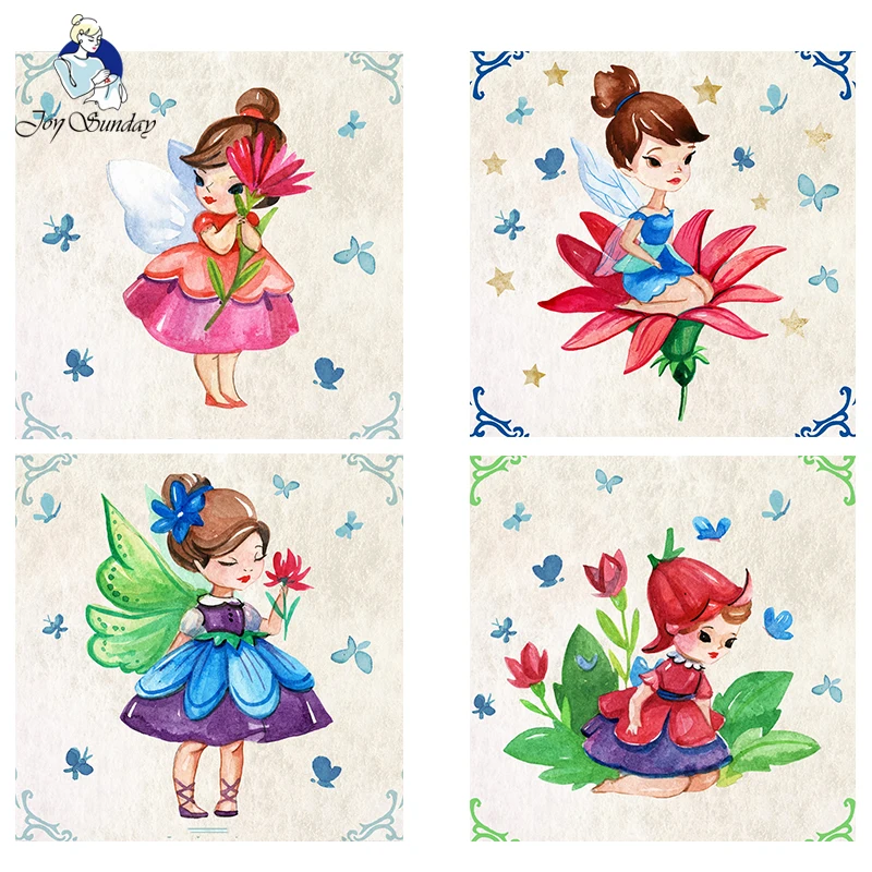 JOY SUNDAY Алмазная картина 5D 3D DIY мультфильм Маленькая девочка вышивка горный