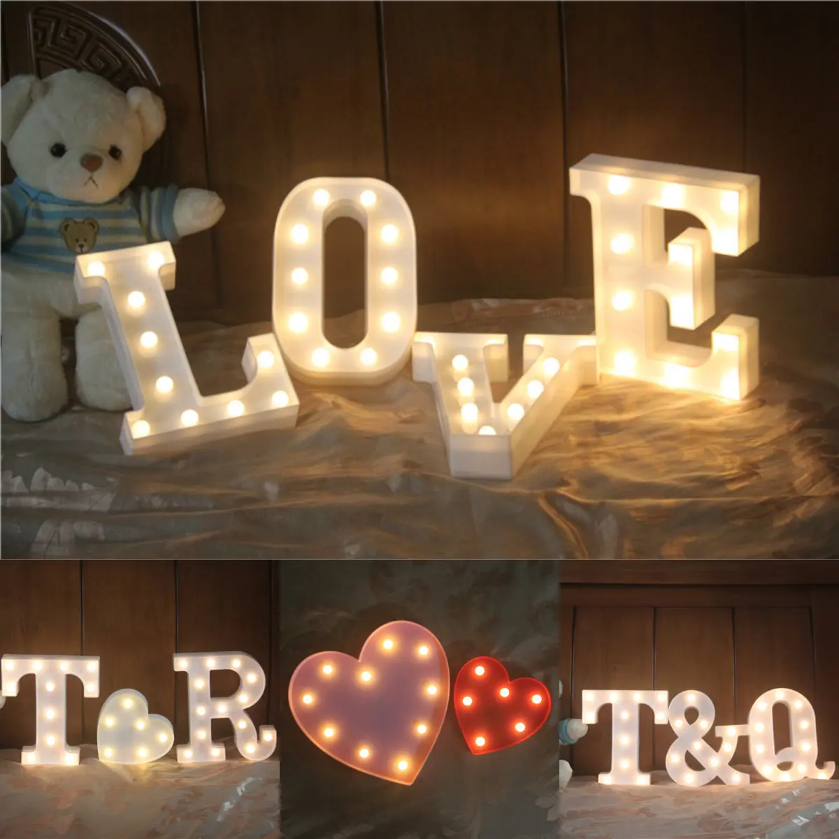 mushroom night light 22CM DIY A-Z Alphabet Letter LED Light White Up Symbol Indoor WALL Wedding Party Window Display Battery Lamp Romantic Decoration home depot dinosaur light