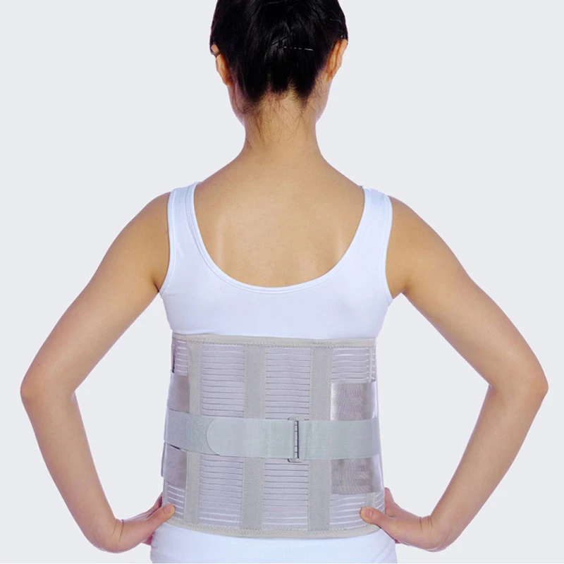 

2018 Newest Design Medical Support Bar Belt Orthopedic Posture Corrector Brace Waist Trimmer Belt Lower Back Lumbar Support Belt