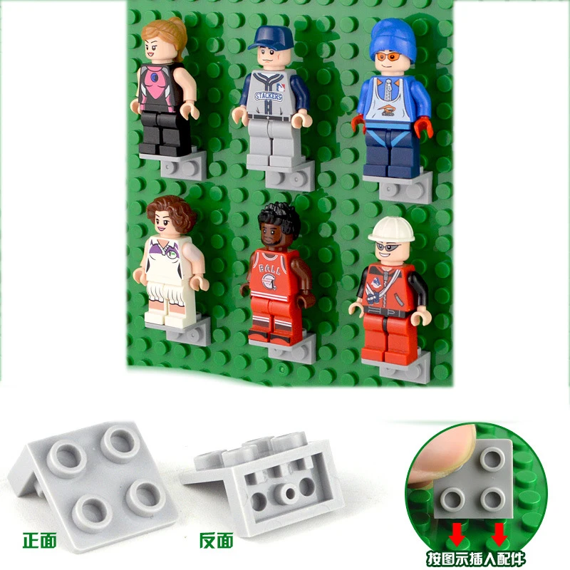 

1*2 2*2dots Building Blocks Brackets DIY Enlighten Block Brick Part Compatible with Legoings Baseplates Figures Toys Accessory