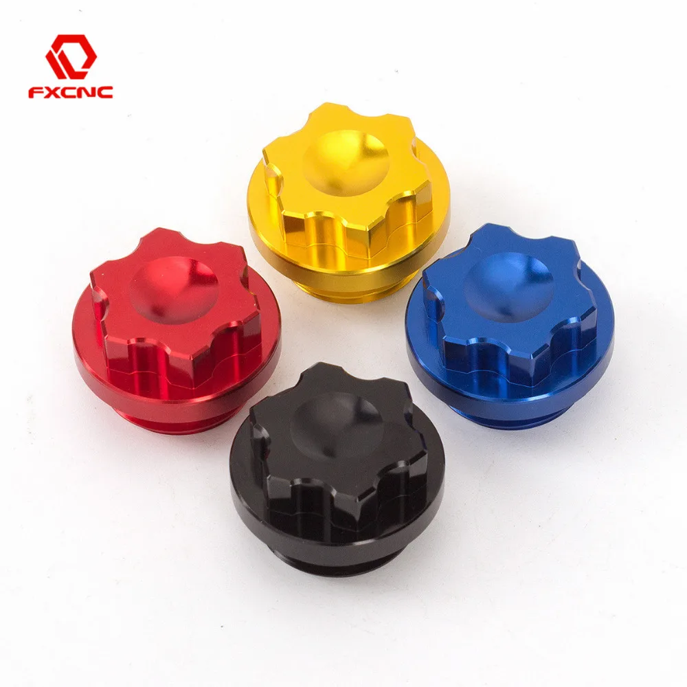 2007-2012 Aluminum Red FXCNC Racing Motorcycle Anodized Filler Oil Caps fit for Yamaha YZF R1 1998-2003 