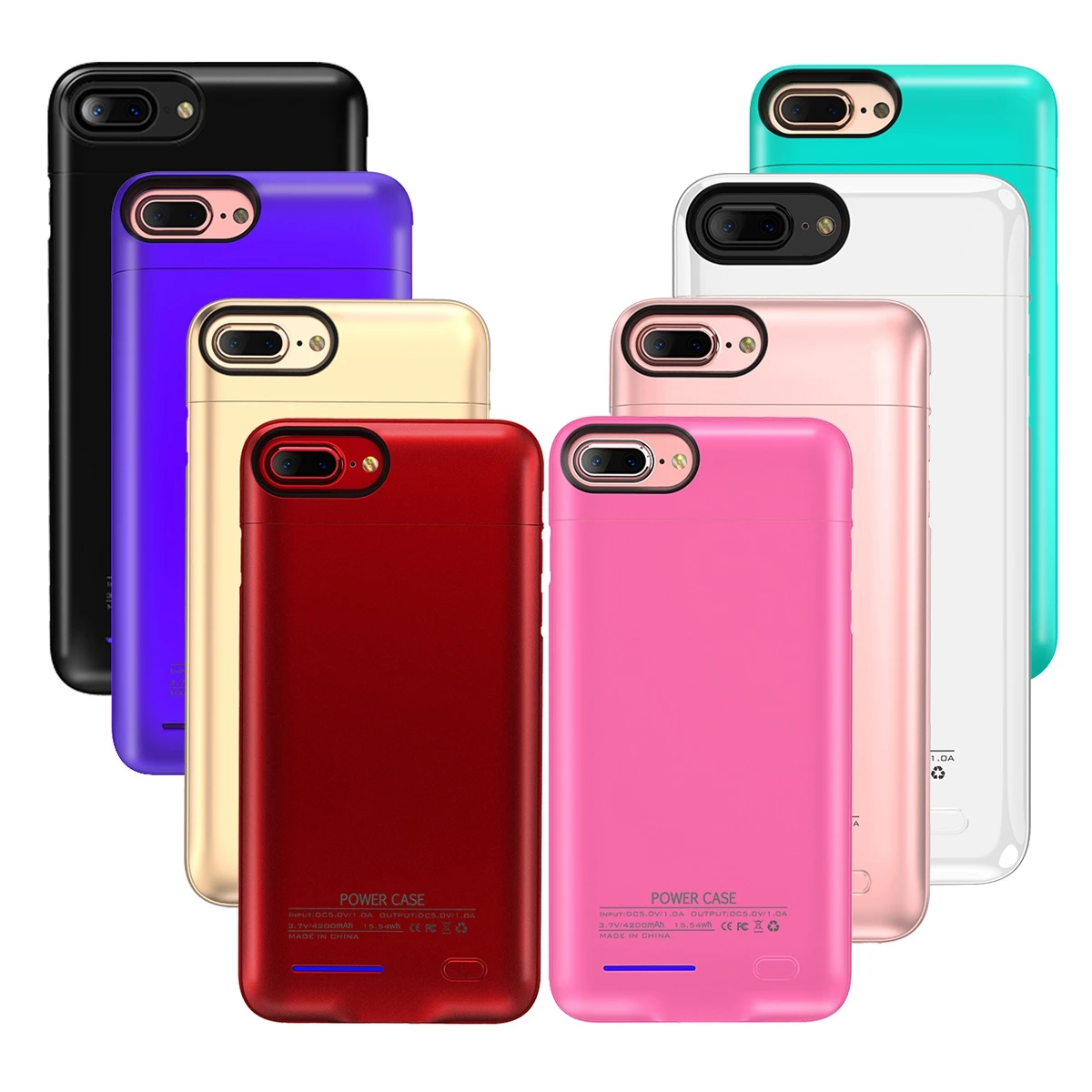 

For iPhone 7 8 Battery Charger Case 5500mAh Extended Power Bank Charging Battery Backup Power Cover for iPhone 6 6S Battery Case