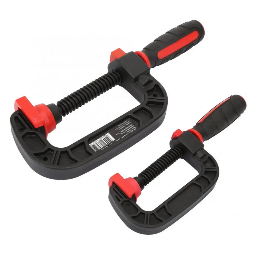 

Heavy Duty G-type Clamp 2in3in DIY Woodworking Fixing Clip C-Clamp Carpentry Clamping Fixed Device Anti-slip Handle Threaded Rod