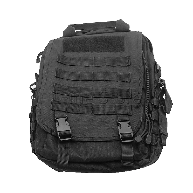 Airsoft Men Tactical Backpack Black 15 inch Laptop Bag Multiple Use Bag