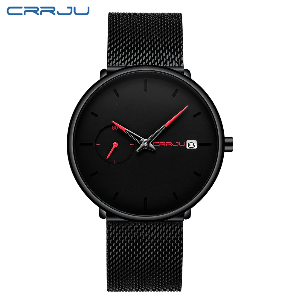 Crrju الرياضية تاريخ رجال كبار الساعات العلامة التجارية الفاخرة للماء الرياضة ووتش الرجال رقيقة جدا الهاتفي ساعة كوارتز عارضة Relogio Masculino Crrju الرياضية تاريخ رجال كبار الساعات العلامة التجارية الفاخرة للماء الرياضة ووتش الرجال رقيقة جدا الهاتفي ساعة كوارتز عارضة Relogio Masculino