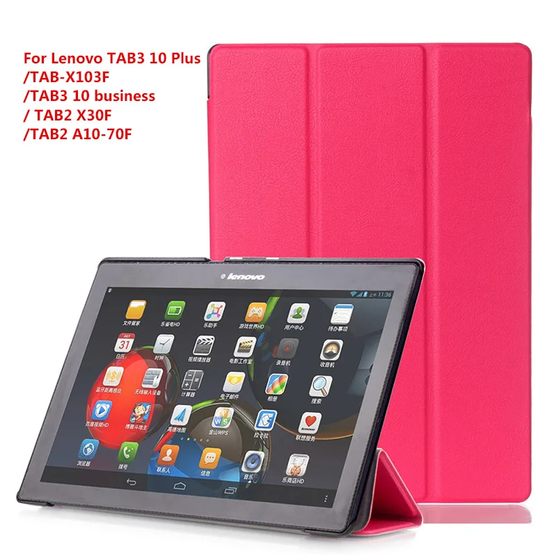 Case Cover For Lenovo tab 10 TB-X103F Tab 2 A10-70 Tab 2 A10-30 Tab3 10 Plus Tab3 10 Business Auto Wake Tablet Cases (14)