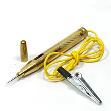 DC 6V 12V 24 Volts Voltage Gauge Test VoltMeter Line Circuit Tester Probe Lamp Continuity Car Electronic Voltage Circuit Tester