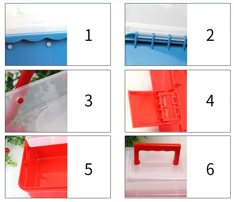 top tool chest LAOA Folded Toolsbox Work-box Colorful Foldable Tool Box Medicine Cabinet Manicure Kit Workbin For Storage tool chest with tools