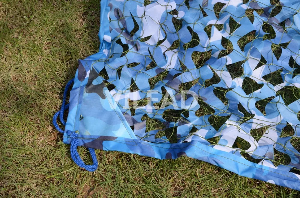 Loogu 10M x 10M(33FT x 33FT) Sea Blue Digital Camouflage Net Military Army Camo Netting Sun Shelter for Hunting Camping Tent Loogu 10M x 10M(33FT x 33FT) Sea Blue Digital Camouflage Net Military Army Camo Netting Sun Shelter for Hunting Camping Tent
