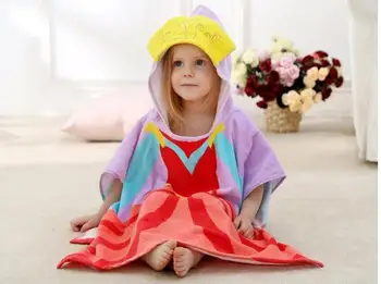

Bath Towel New Animal Baby Hooded Bathrobe Infant Bathing Robe Children Kids Bathrobe Pajamas