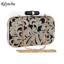 Rdywbu Новое поступление Дамы Золото вечерняя сумочка; BS010 сцепления Сеть Свадебная сумка цветов вечерние кошелек женский Bolsas H106