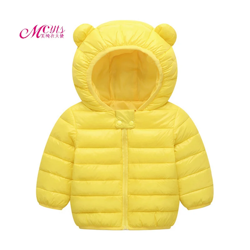 

2019 Autumn Winter Boys Jackets Fashion Cotton Kids Coats Baby Girls Hooded Jacket Outerwear Children Clothes 1 2 3 4 5 Years