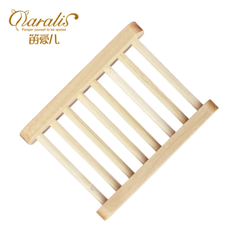 

Wooden Soap Dish Soap Sink Deck Rectangular Hand Craft Natural Wood Soap Box Non-slip Handmade Soap Holder