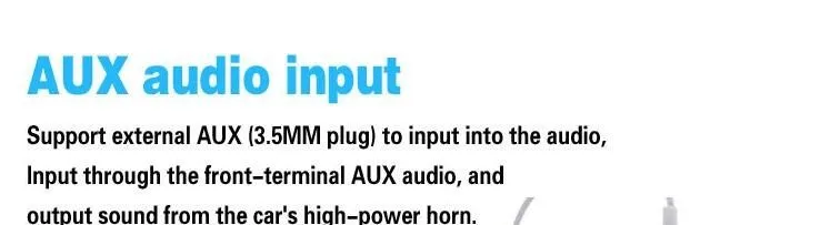 Sale YUANMINGSHI 2 Din Car Radio Player 7