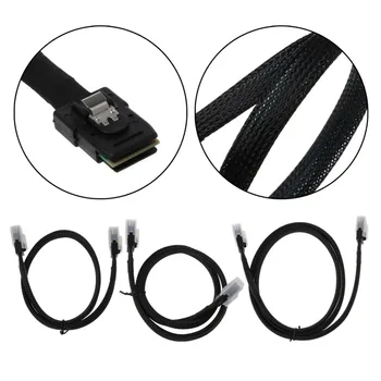 

OPEN-SMART Mini SAS 36P SFF-8087 Male TO Mini SAS 36P Male Server HDD Data Transmission Cable 3Gbps Nylon Braid 0.5/0.7/1M