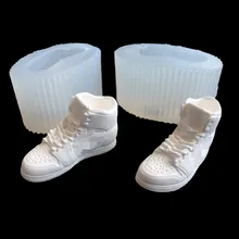 Новые зеркальные Спортивные кроссовки эпоксидная форма DIY мусс мыло украшение орнамент плесень