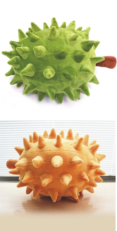 

23CM/40CM Fruit Durian Plush Toy Doll Simulation Fruit Toy Pillow Kids Toys Sofa Decorations Holiday Gifts Kawaii Fruit
