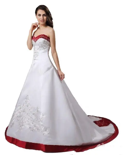 recién llegado de una línea de color rojo púrpura blanco vestidos de