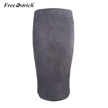 Страусиная макси юбка женская плиссированная Осенняя Эластичная Высокая талия повседневные пляжные юбки однотонная элегантная юбка Faldas Mujer L1230