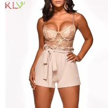 Женский кружевной комбинезон, летний, элегантный, сексуальный, короткие штаны, бодикон, боди, костюм для подвижных игр,, Клубная одежда, повседневная, стрейчевая, облегающая, боди, Mujer 19A10