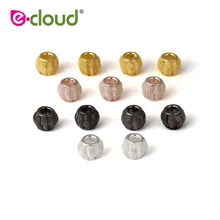 10-20 шт./пакет модные круглые выдалбливают ретикулят бусины для волос для косичек DIY дреды бусины украшения для волос для косичек