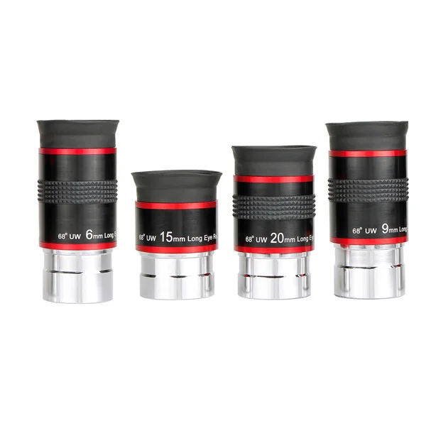 FMC 1.25 Eyepiece Set 68-Degree Ultra Wide Angle Eyepiece  (5)