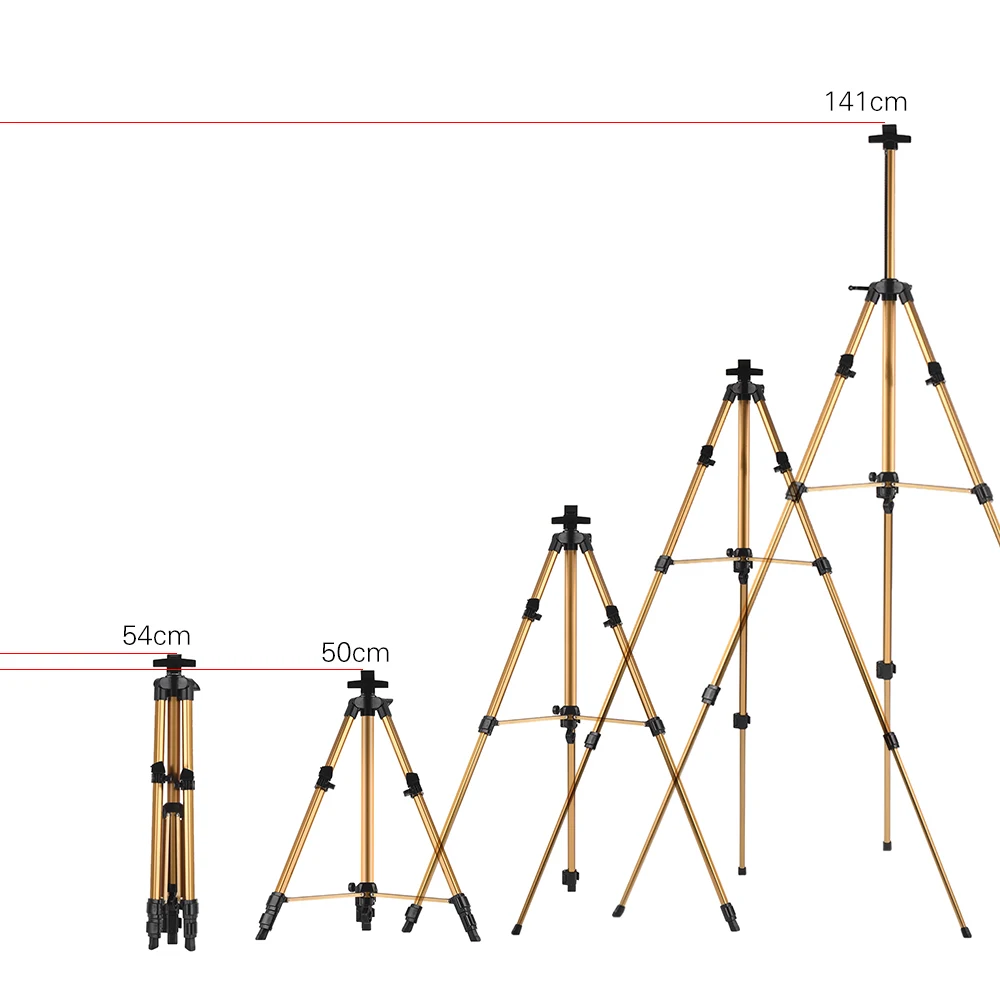 Алюминиевый мольберт стенд Штатив регулируемая высота 19 ''-55'' крепкий полевой мольберт для покраски с сумкой товары для рукоделия