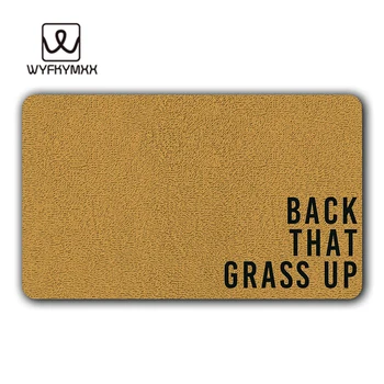 

Funny Front Door Entrance Mats Back That Grass Up Non-slip Doormat 23.6 x 15.7 welcome mat indoor outdoor entrance doormats