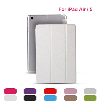 

For Apple iPad Air Case pu+tpu cover smart wake up sleep 9.7 inch for iPad 5 soft full protect smart foldable covers