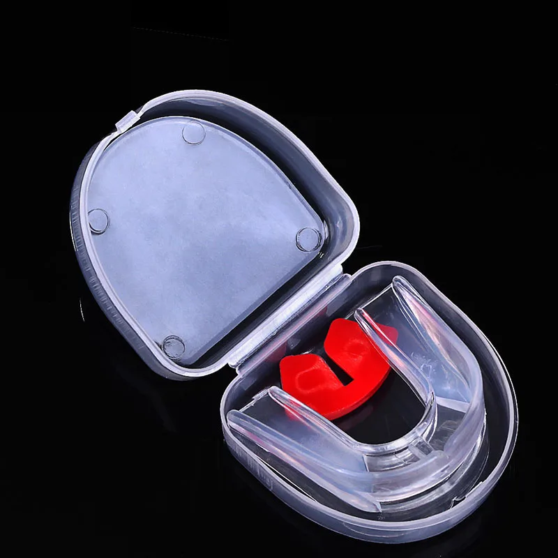 Boxing Gum Shield MMA Martial Arts Mouth Guard Teeth Protection with Plastic Box Boxing Gum Shield MMA Martial Arts Mouth Guard Teeth Protection with Plastic Box