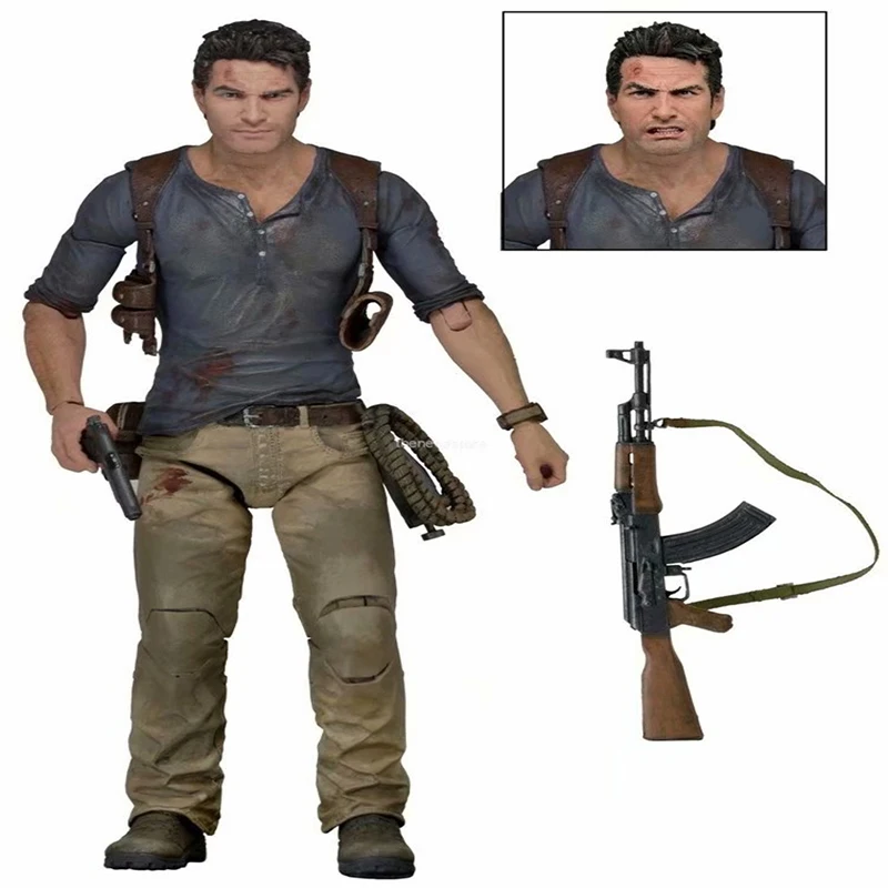 NECA Uncharted 4 конец вора Натан Дрейк Ultimate Edition ПВХ фигурка игрушка кукла подарок