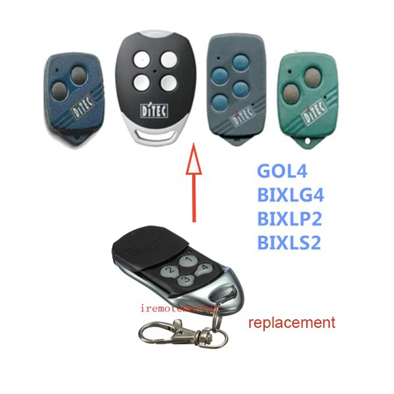 Новый DITEC GOL4 BIXLP2 BIXLS2 BIXLG4 Rolling code 433 МГц запасной пульт дистанционного управления |