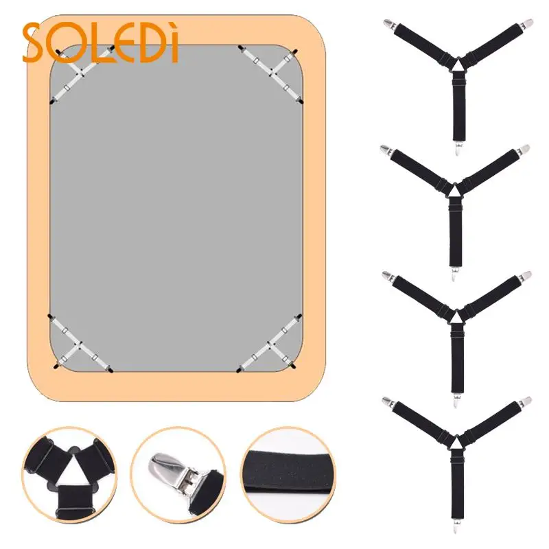 

Strap Slip-On Sheets Sheet Clip Holder One Size Metal Clip Furniture Mattress Clip Metal Elastic Band Fastener Sling Cloth