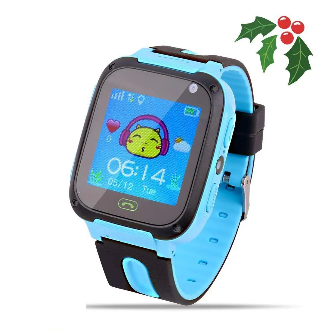 

Smart Watch For Kids Girls Boys Children LBS Tracker Touch Screen Watch Camera Flash Light Bracelet Compatible Android IOS