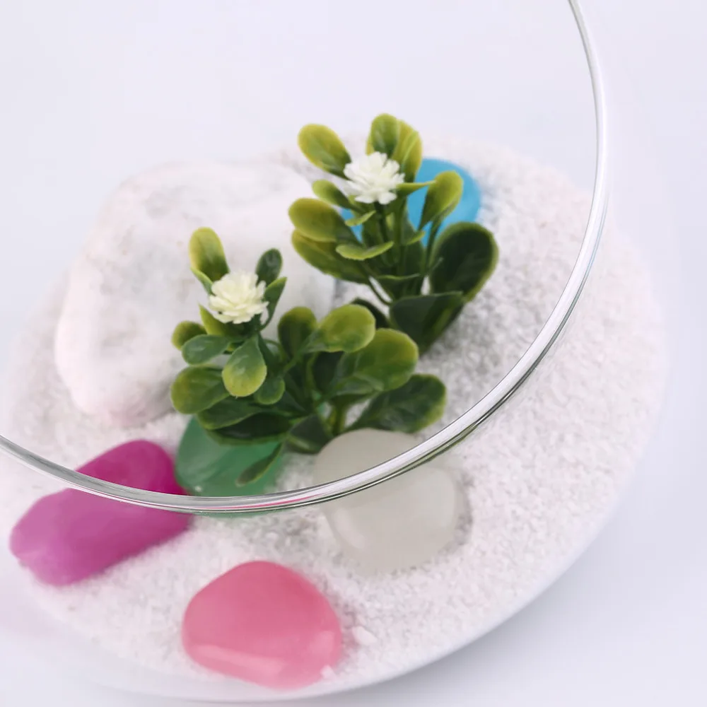 NHBR креативный стеклянный маленький садовый Клош, Цветочный чехол, украшение для дома и рабочего стола