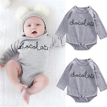2016 New Arrival Summer Winter Clothes Cute Infant Baby Boy Girls Clothing Long Sleeve Cotton Bodysuit Jumpsuit Outfits Sets