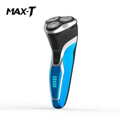 Новый MAX-T RMS7109 электробритва моющиеся Перезаряжаемые USB зарядка тройным лезвием для Для мужчин Уход за лицом Электрический бритья машинка