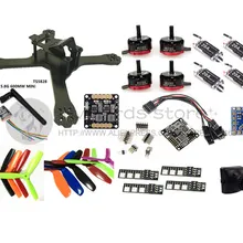 Своими руками fvp Mini Дрон с камерой QAV-X 214 мм 3/4 каркасный комплект EMAX RS2205+ littlebee BL20A ESC 2-4 S+ NAZE32 Rev6 10DOF+ TS5828
