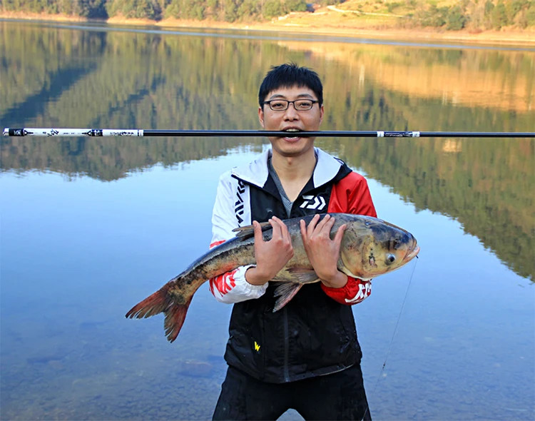 Vara de Pesca Vara de Pesca da Carpa Artes de Pesca Taiwan Carpa - 19 28 Tonalty 6 Super Difícil Mão Olta Preto Pit Peche Canne Pesca 3.6 M-7.2 m da 8 h 23 Tonalty 6 Super Difícil Mão Olta Preto
