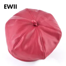 Осенняя обувь на плоской подошве в стиле ретро шапки для детей восьмиугольной hat мальчиков искусственная кожа повседневные берет шапка Девушки Мода newsboy Шапки gorras mujer