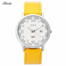 Bracelet en cuir Montre-Bracelet Femmes De Mode De Luxe Montres À Quartz 6 Couleur Bracelet En Cuir Femmes De Marque Montres