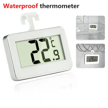 

Kitchen Large LCD Refrigerator Thermometer Fridge Freezer with Adjustable Stand Magnet Digital Thermometer