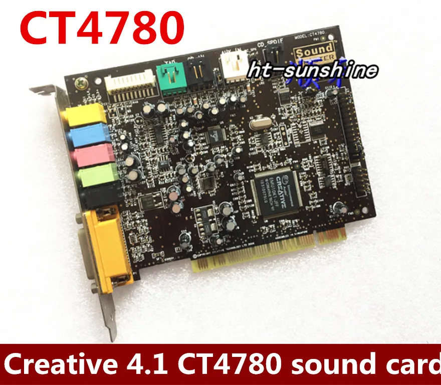 Original disassemble for Creative SOUND BLASTER LIVE CT4780 4.1 sound card working good