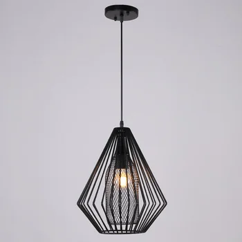 

Industrial Fixtures Modern 5W Led Bulb Pendant Lights Dining Room Kitchen Loft Lamp Home Lighting Black Iron E27 110-220V