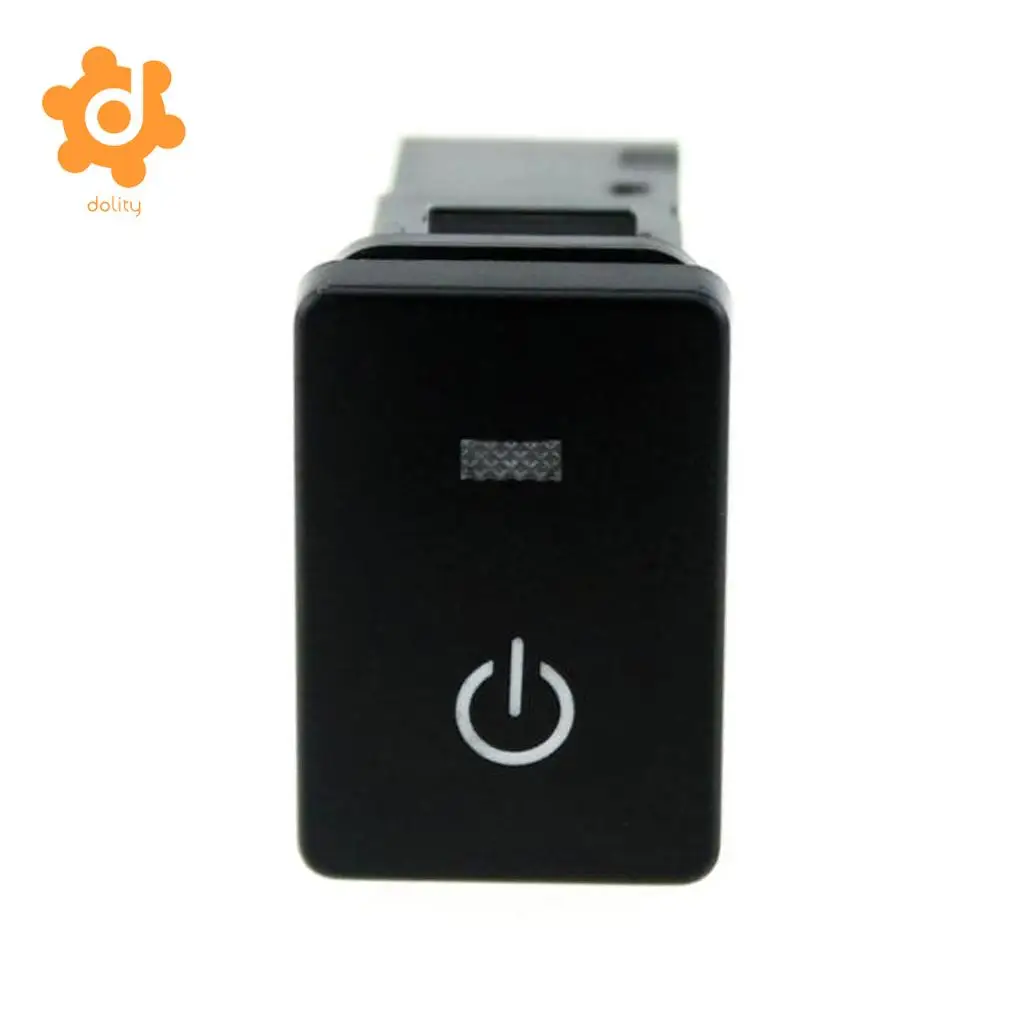 4 Pole Push Button Switch Blue LED for Toyota Camry Land Cruiser Hilux