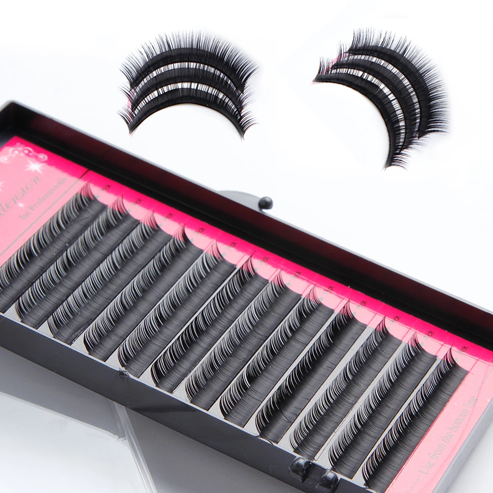 

12Rows Individual Mink Eyelash Extension 8-12mm Volume Cilios False Eyelashes Soft Mink Eyelash Set Faux Lashes Makeup