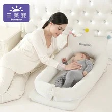 Портативный детский с кроваткой анти-давление Многофункциональный младенец новорожденный бионический матрас дышащая кожа детская дорожная кровать