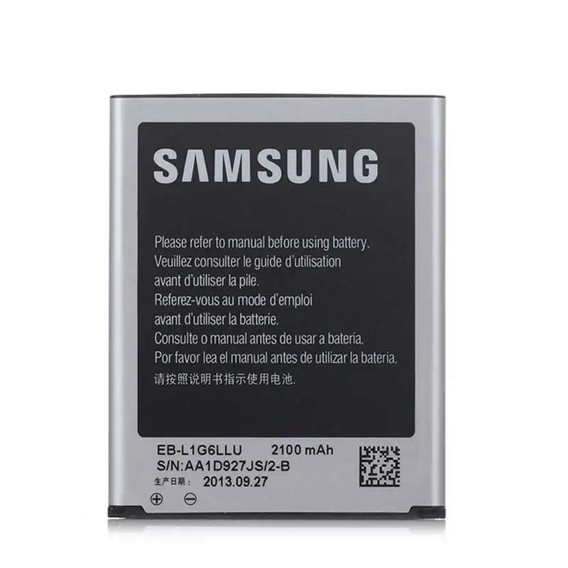 Original Samsung s3 I9300 battery replacement bateria for Samsung galaxy s3 SIII eb-l1g6llu NFC 2100 mAh